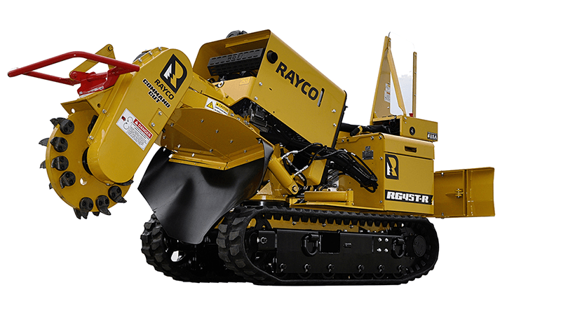 Rayco RG55T tracked stump grinder for hire
