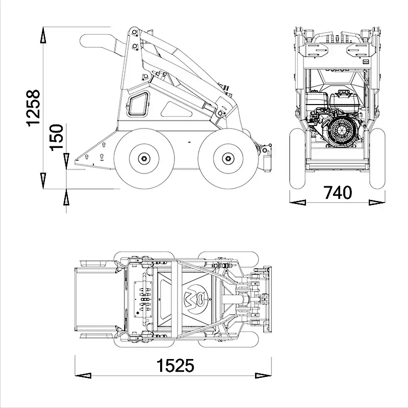 WorkyQuad SSQ11 Country dimensions