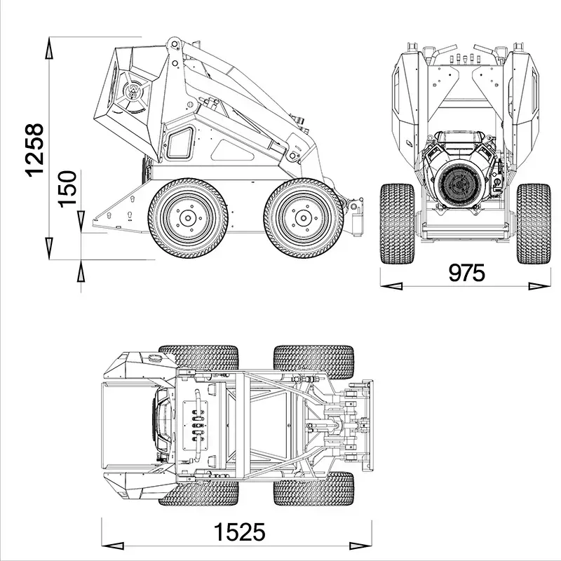 WorkyQuad SSQ21 HF Dimensions