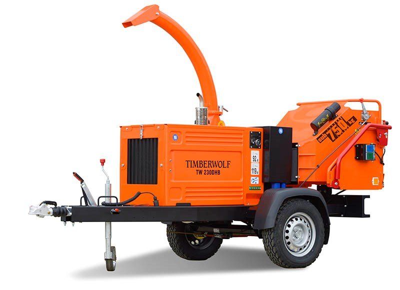 Timberwolf TW 230DHB Diesel Chipper for hire from Green Plant