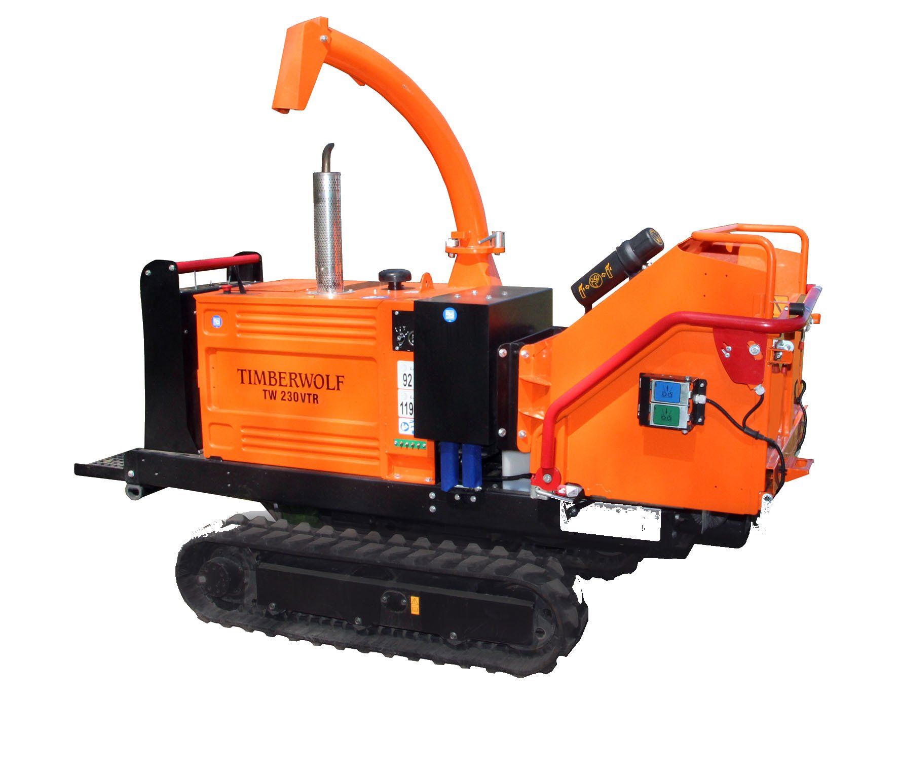 Timberwolf TW 230HB Diesel wood chipper - sales hire parts service from Green Plant