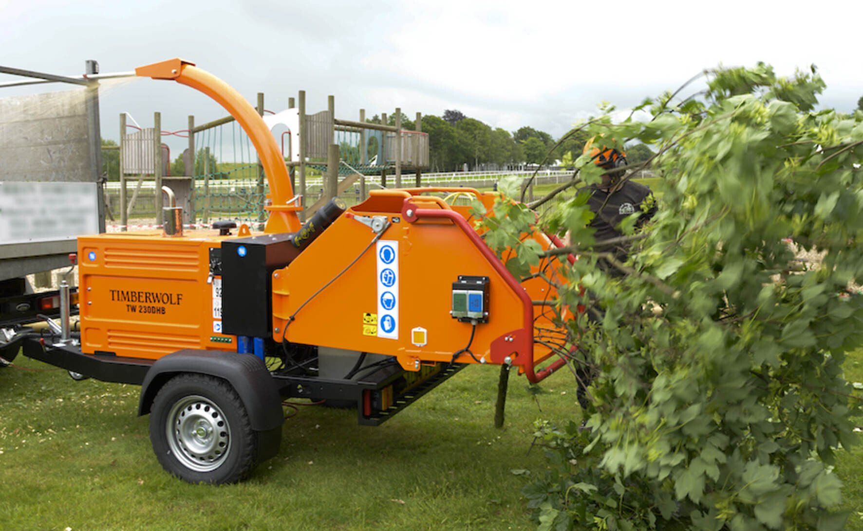 Timberwolf TW 230DHB diesel chipper for hire from Green Plant UK