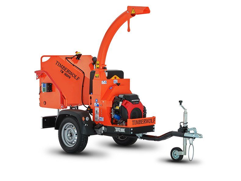 Timberwolf TW 160PH wood chipper - sales hire parts support from Green Plant