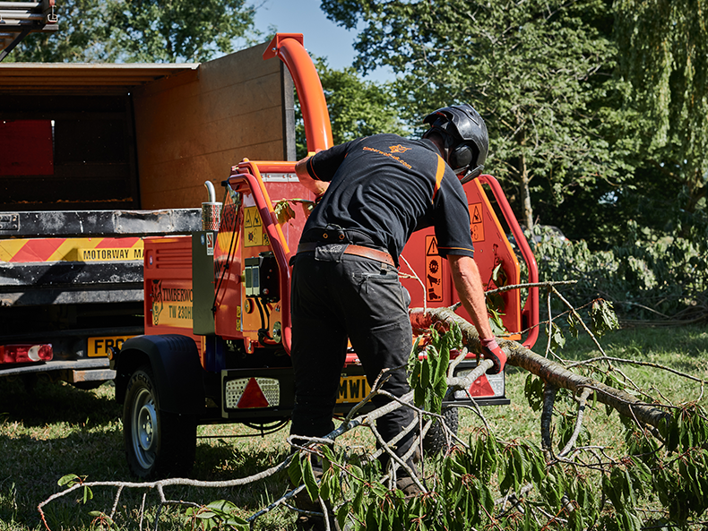 Timberwolf TW 230HB diesel chipper - sale hire parts service - from Green Plant UK