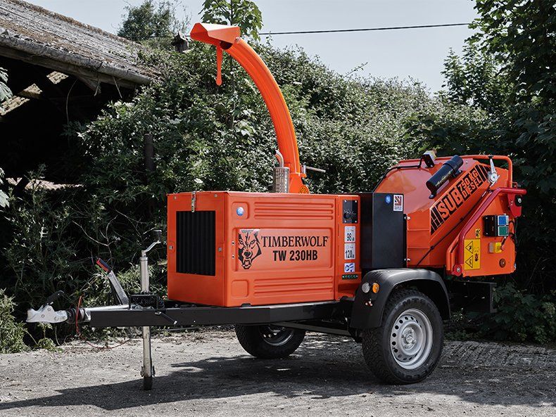 Timberwolf TW 230HB diesel chipper - sale hire parts service - from Green Plant UK
