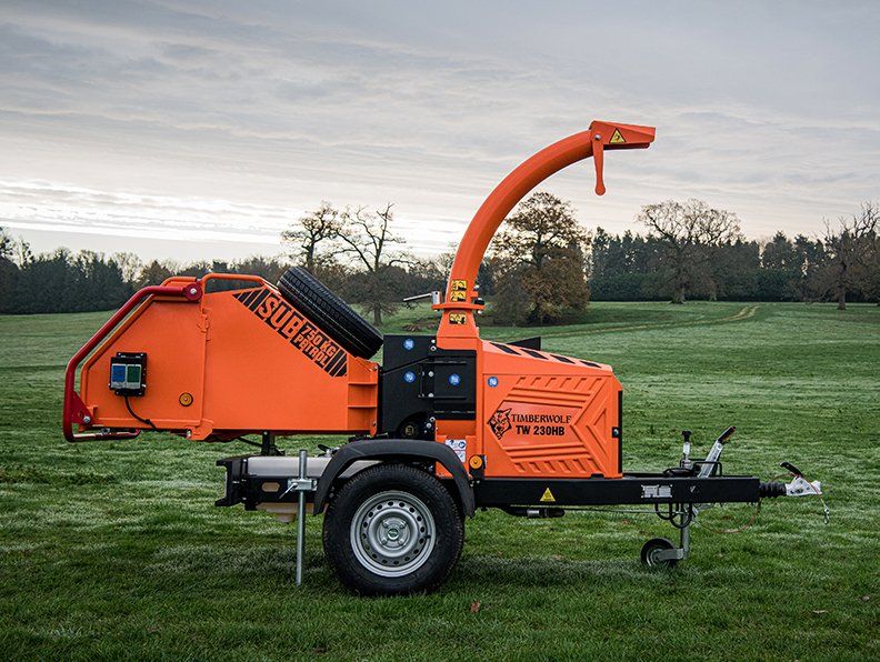 Timberwolf TW 230HB petrol chipper - sale hire parts service - from Green Plant UK