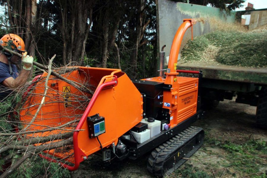 Timberwolf TW 230VTR diesel chipper for hire from Green Plant UK