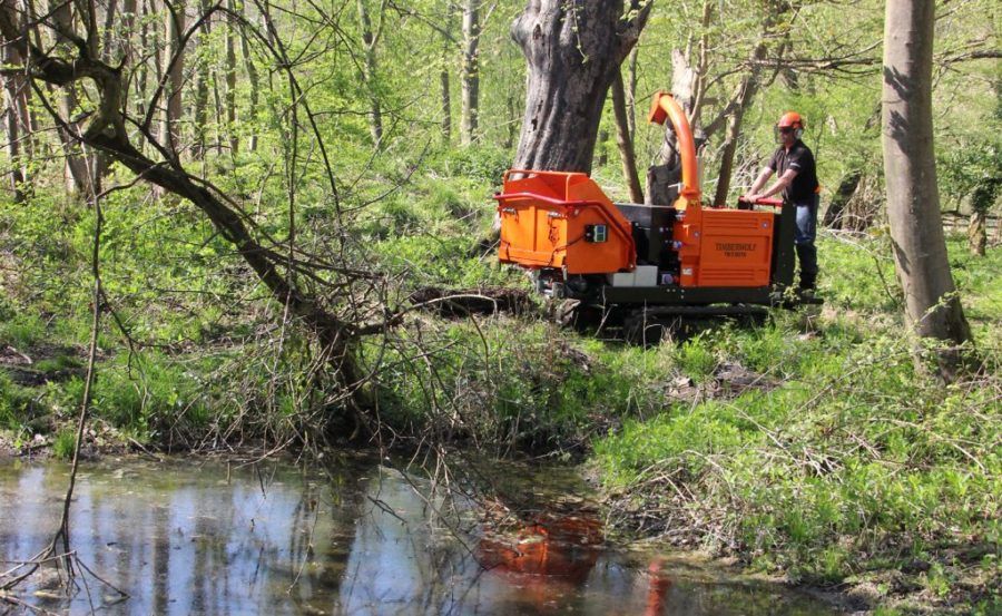 Timberwolf TW 230VTR diesel chipper for hire from Green Plant UK