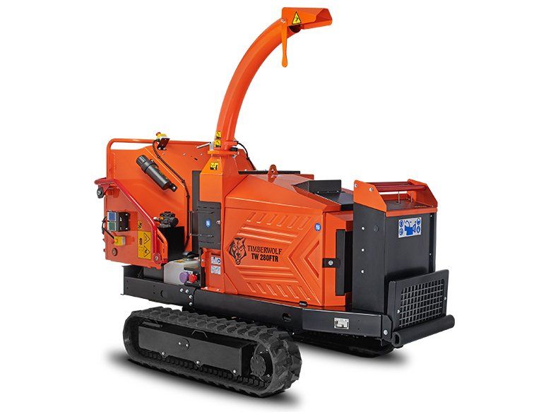 Timberwolf TW 280FTR Petrol wood chipper - sales hire parts service from Green Plant