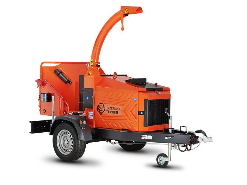 Timberwolf TW 280PHB Petrol wood chipper - sales hire parts service from Green Plant