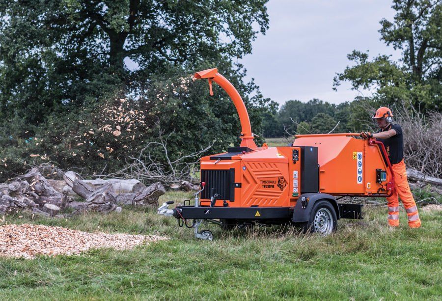 Timberwolf TW 280PHB petrol chipper - sale hire parts service - from Green Plant UK