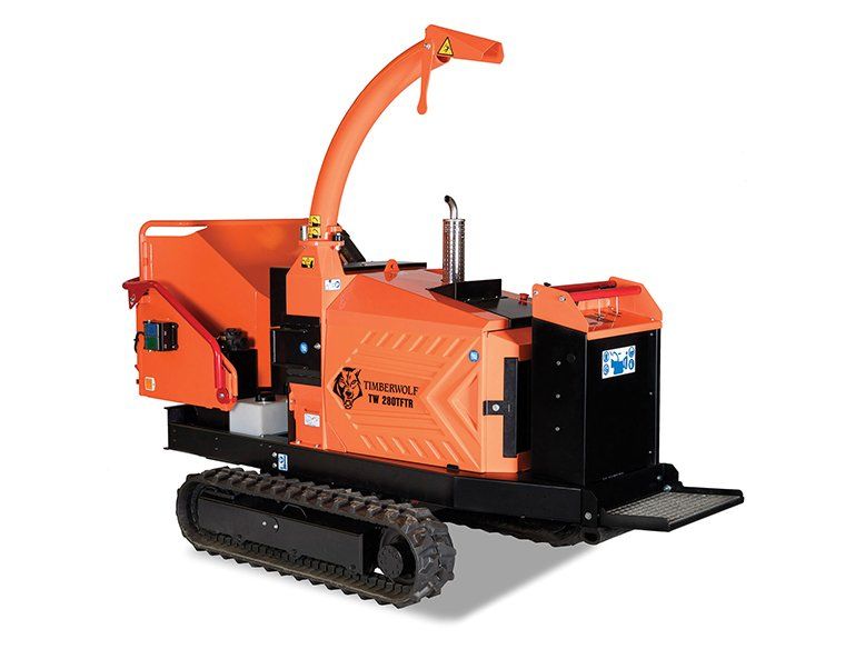 Timberwolf TW 280TFTR diesel chipper for hire from Green Plant