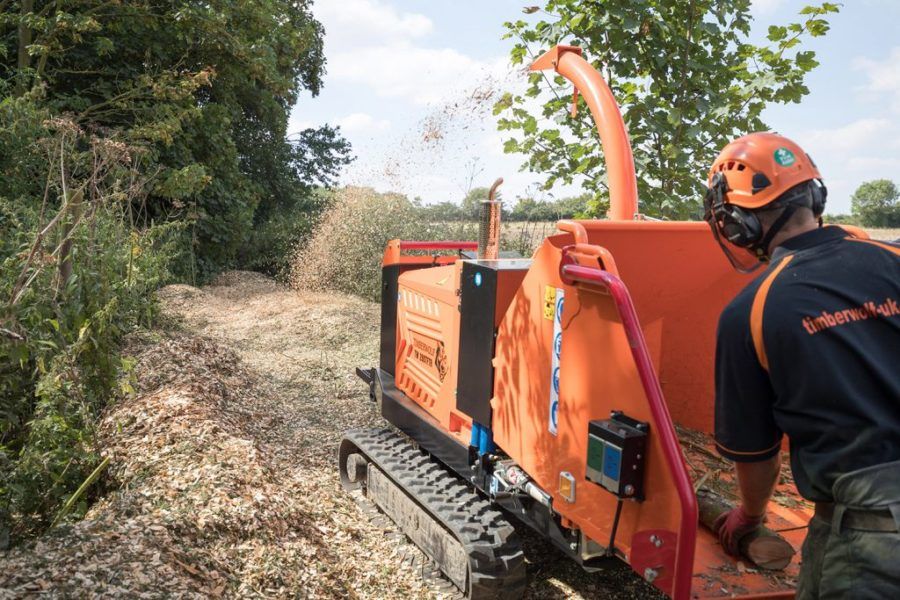 Timberwolf TW 280FTR petrol chipper - sale hire parts service - from Green Plant UK