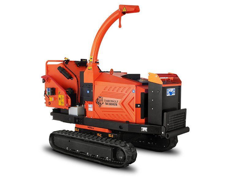 Timberwolf TW 280VGTR Petrol wood chipper - sales hire parts service from Green Plant