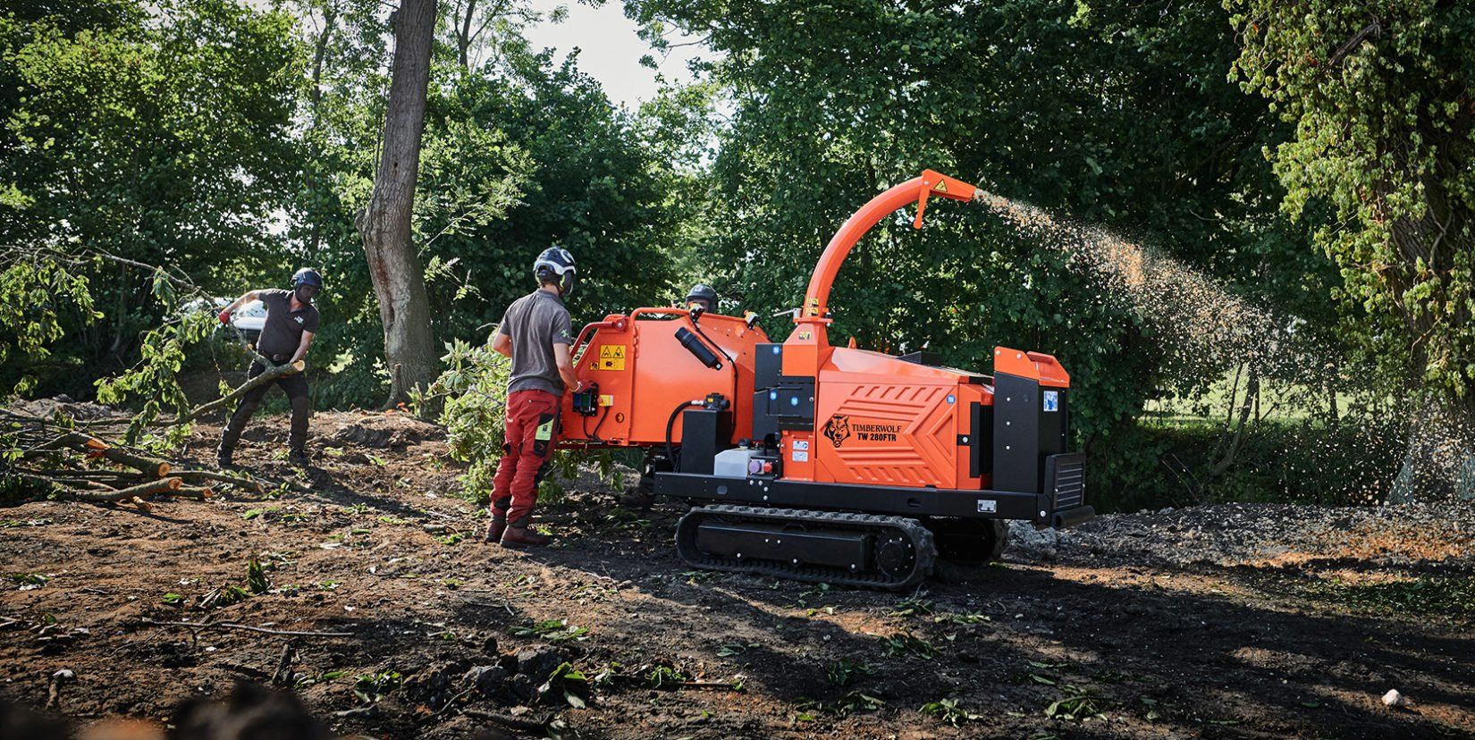 Timberwolf TW 280FTR petrol chipper - sale hire parts service - from Green Plant UK