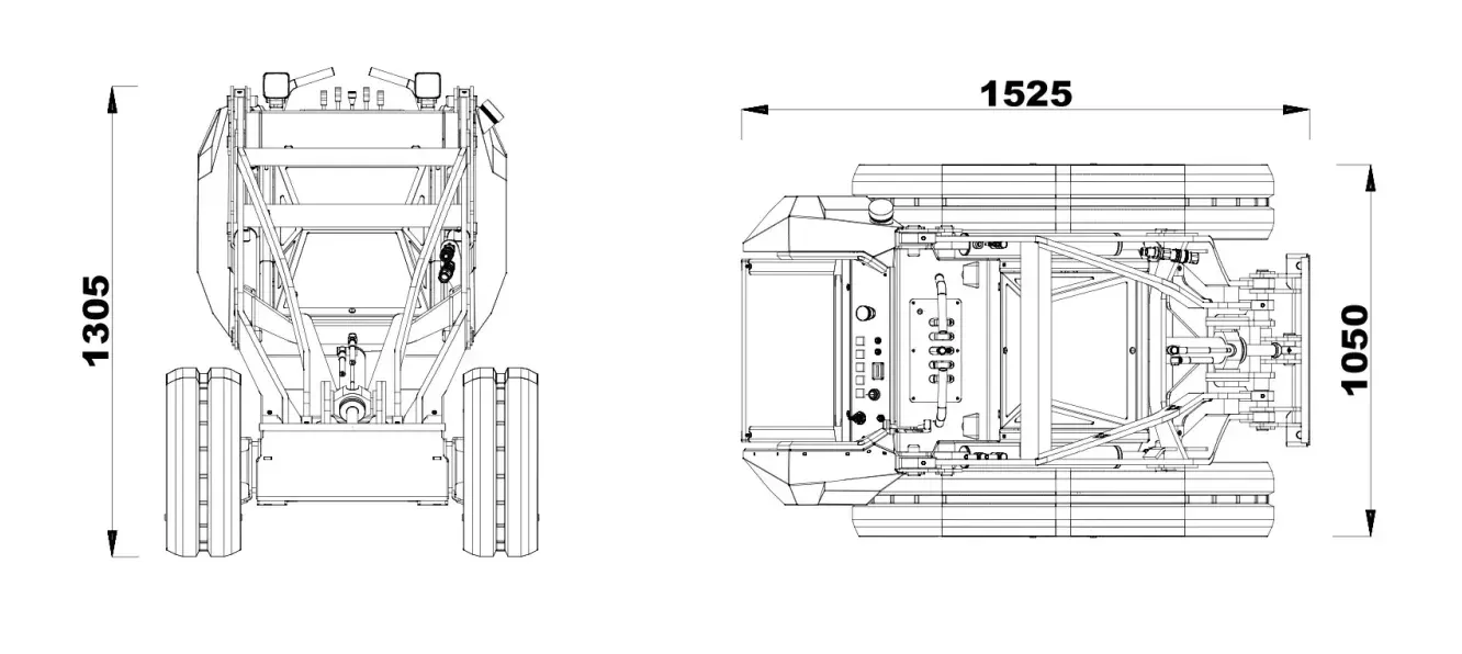 WorkyQuad wx15 RC dimensions