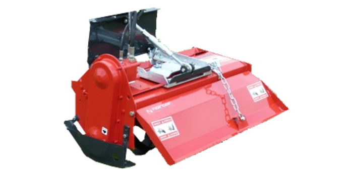 The rotary tiller has powerful rotors with 4 cutting blades each. The tiller cultivates the soil effectively. Very effective when making grass lawns and gardens. Norcar Multi Faster as standard. Cultivator