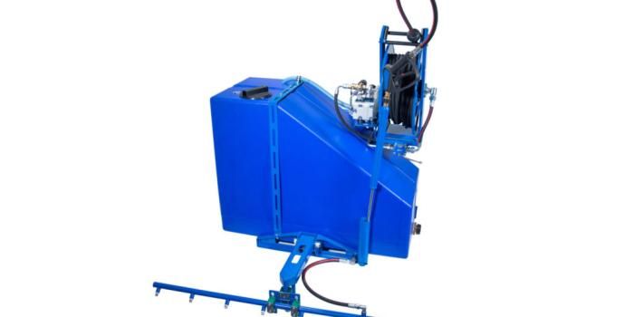 With the high-pressure washer your Norcar loader will turn into a smooth street cleaning machine. The washer handle and 20m of retractable hose makes it easy and efficient to wash your loader or other machinery and equipment. It is also suitable for washing benches, playgrounds, sidewalks, etc. The pressure washer combines low water consumption (30l/min) with high pressure (200bar).  Effective high pressure washer with 8 nozzles. Cleaning of streets and sidewalks, parking lots, road signs, solar panel and roofs, stables, bridges and tunnels and benches, statues and walls. High Pressure washer