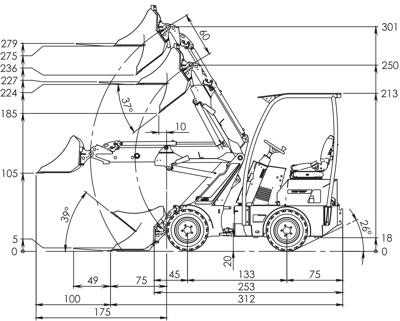 Norcar a6-0E1 Load Height