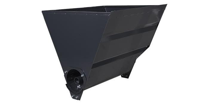 The dosing feeder is shaped like a bucket for easy filling of different materials. The auger in the bottom distributes the material smoothly and evenly. An attachment that is suitable for filling cable or pipe trenches. It can even be used for distributing animal feed. Suited for sand, finer gravel and flour.  Norcar Multi Faster is standard. Dosing feeder