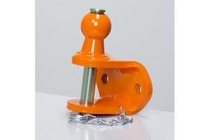 Hitch with standard 50 mm ball combined with pin for trailer towing eye. Hitch Combo