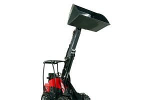 750 mm telescope gives good lifting height and reach. Electronically controlled with lifting boom's joystick. Extension Boom