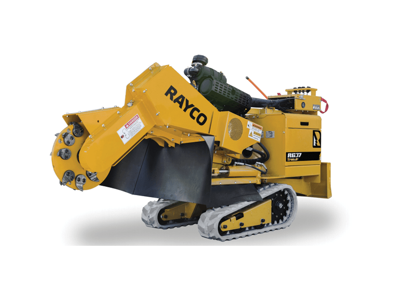 Rayco RG37T Tracked Stump grinder for sales hire parts service from Green Plant UK