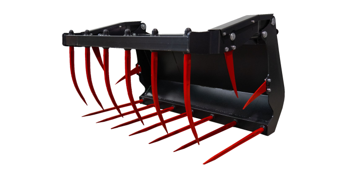 Effective silage fork which is available in two different widths. Equipped with two hydraulic cylinders. Silage fork HD (130cm)