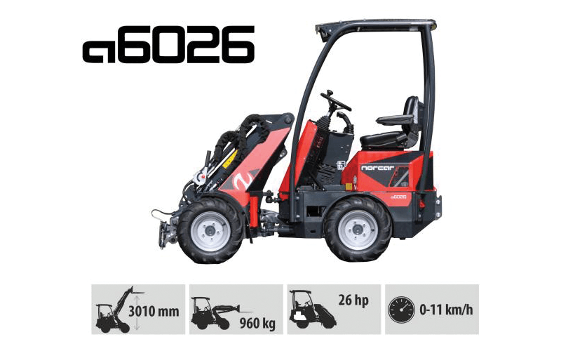 Norcar a6026 Wheeled Miniloader for sale from Green Plant