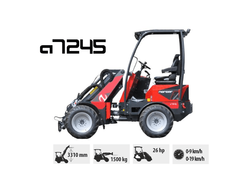 a7245 Norcar Wheeled Miniloader for sale from Green Plant