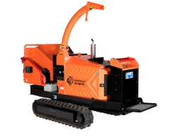 Timberwolf TW 280TFTR Diesel Chipper for hire from Green Plant