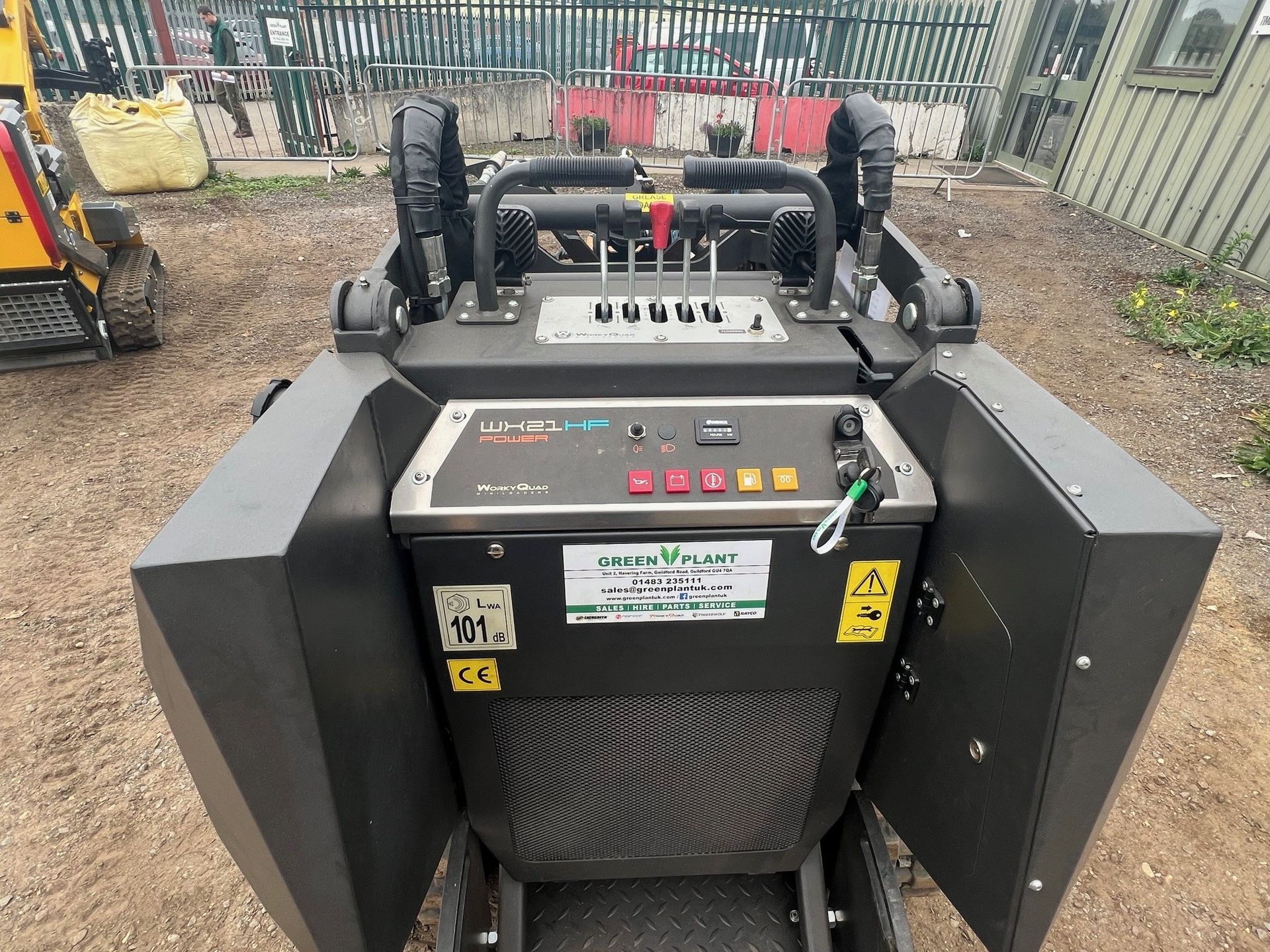 WorkyQuad wx21HF tracked mini skidsteer for sale