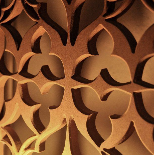 celosia de madera para decoracion interior