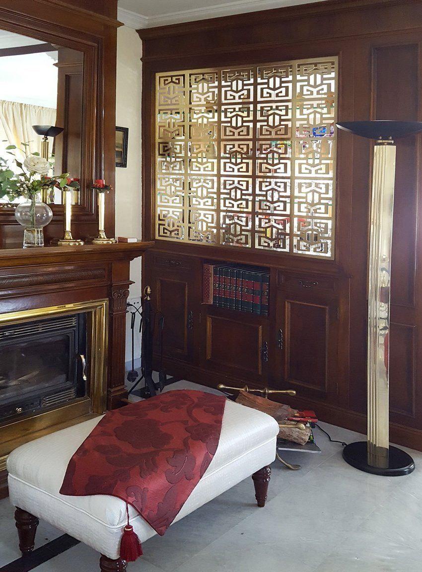 Separador de ambiente modelo celosía 29 mamparas de celosias para dividir ambientes