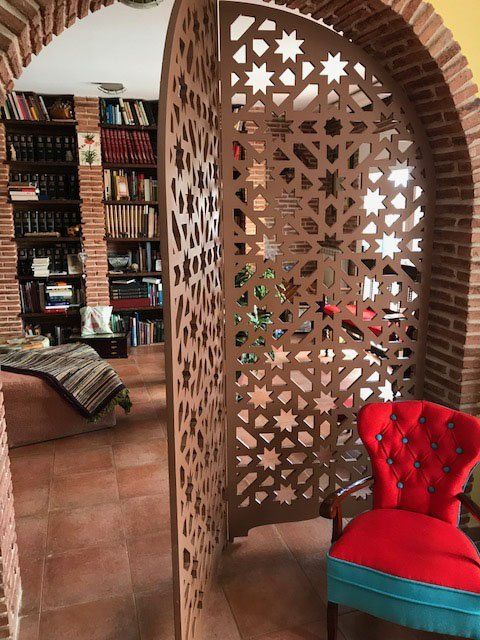 biombo separador de ambiente para restaurantes