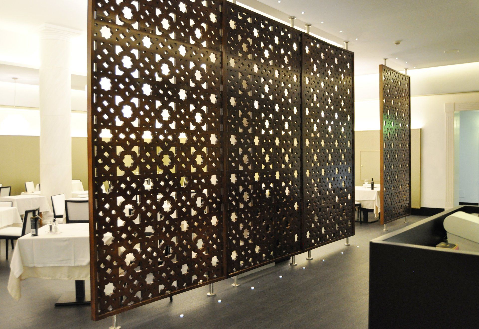 separadores de ambientes fabricado con celosia
