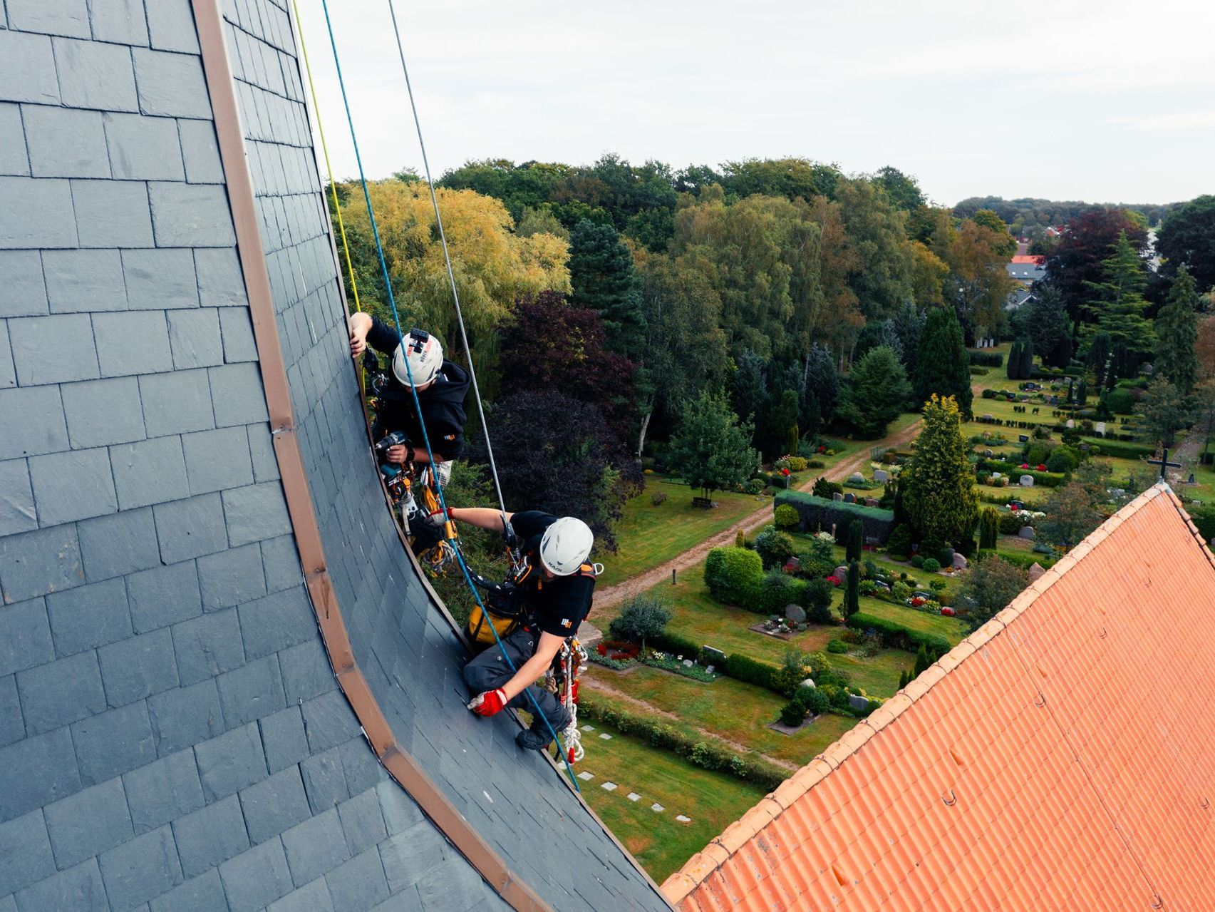 Kirchturm klettern HöhenSicher