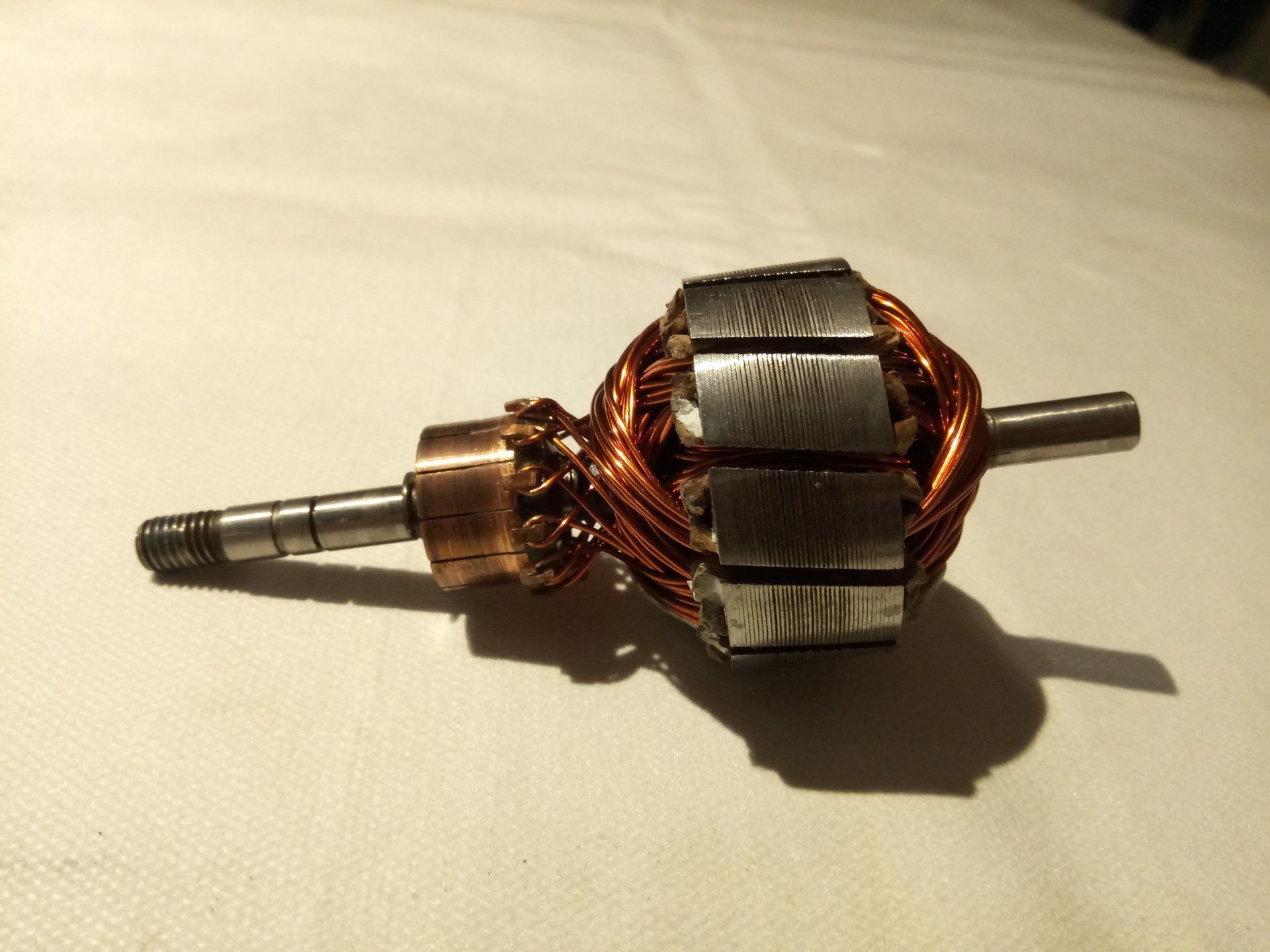 Handgewickelter Rotor vom einen Gebläse