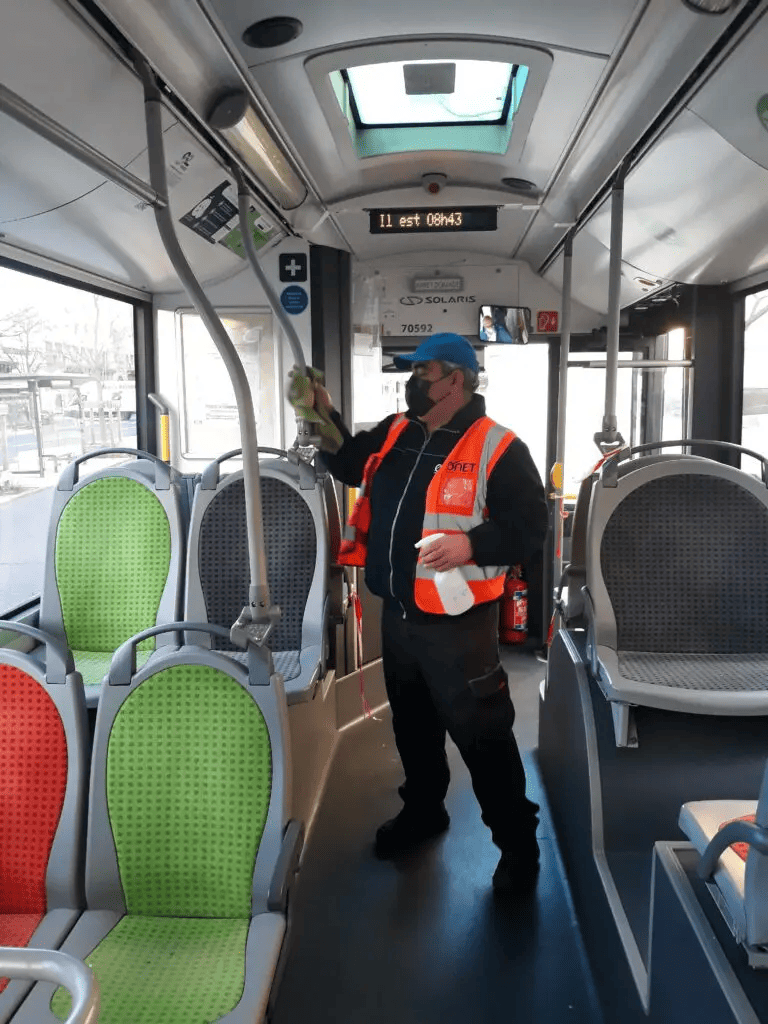 Désinfection Bus