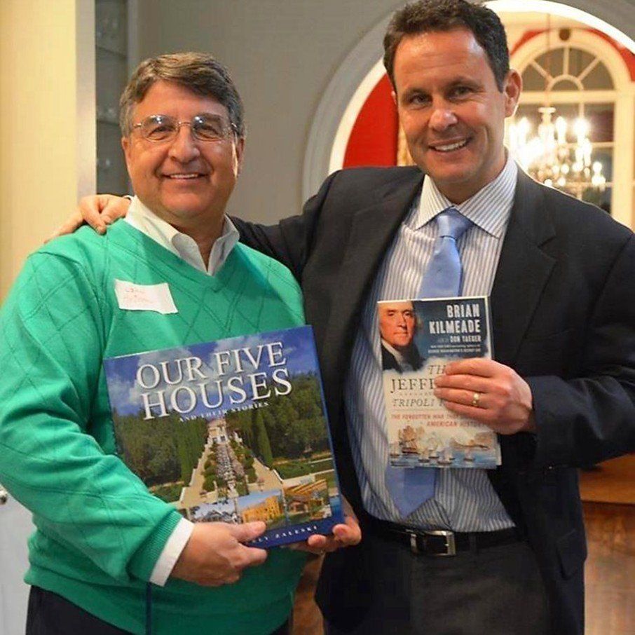 Glenn Hettinger with Our Five Houses, one of the Memoir Legacy Coffee Table Books