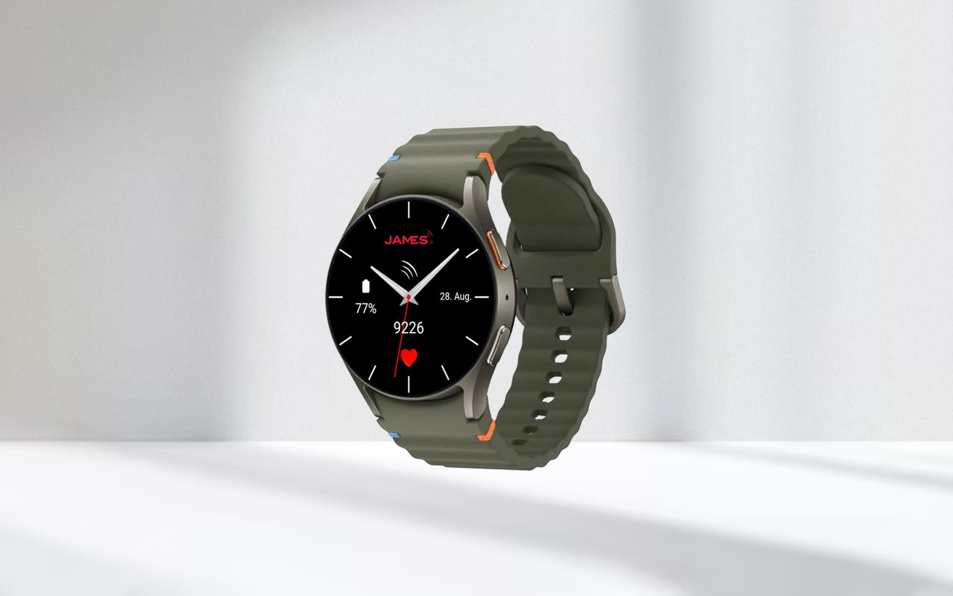 James Notrufuhr G6 Pro von Vitatel – elegante Notrufuhr