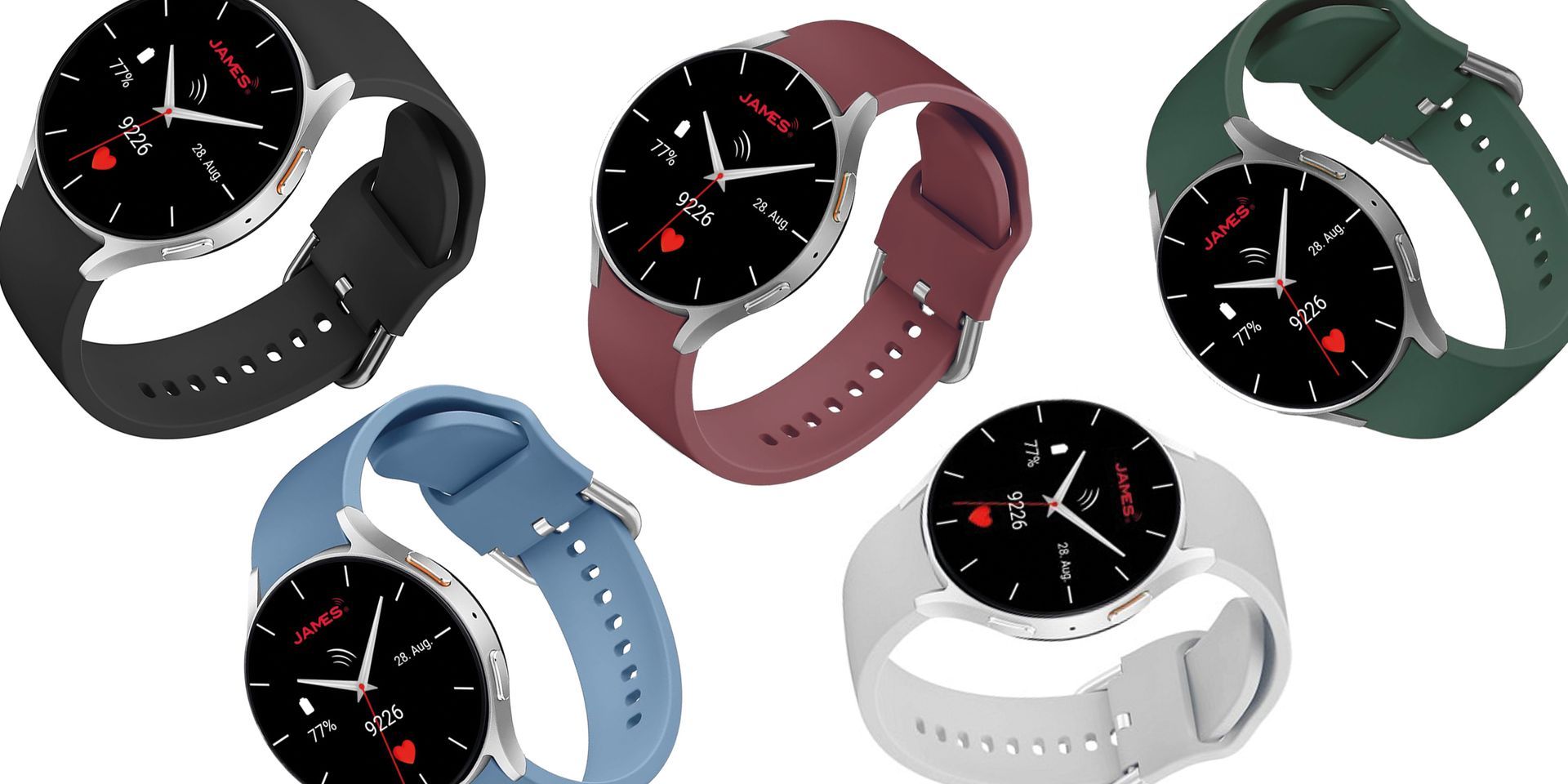 James Notrufuhr G6 Pro von Vitatel – elegante Notrufuhr ohne Sturzerkennung