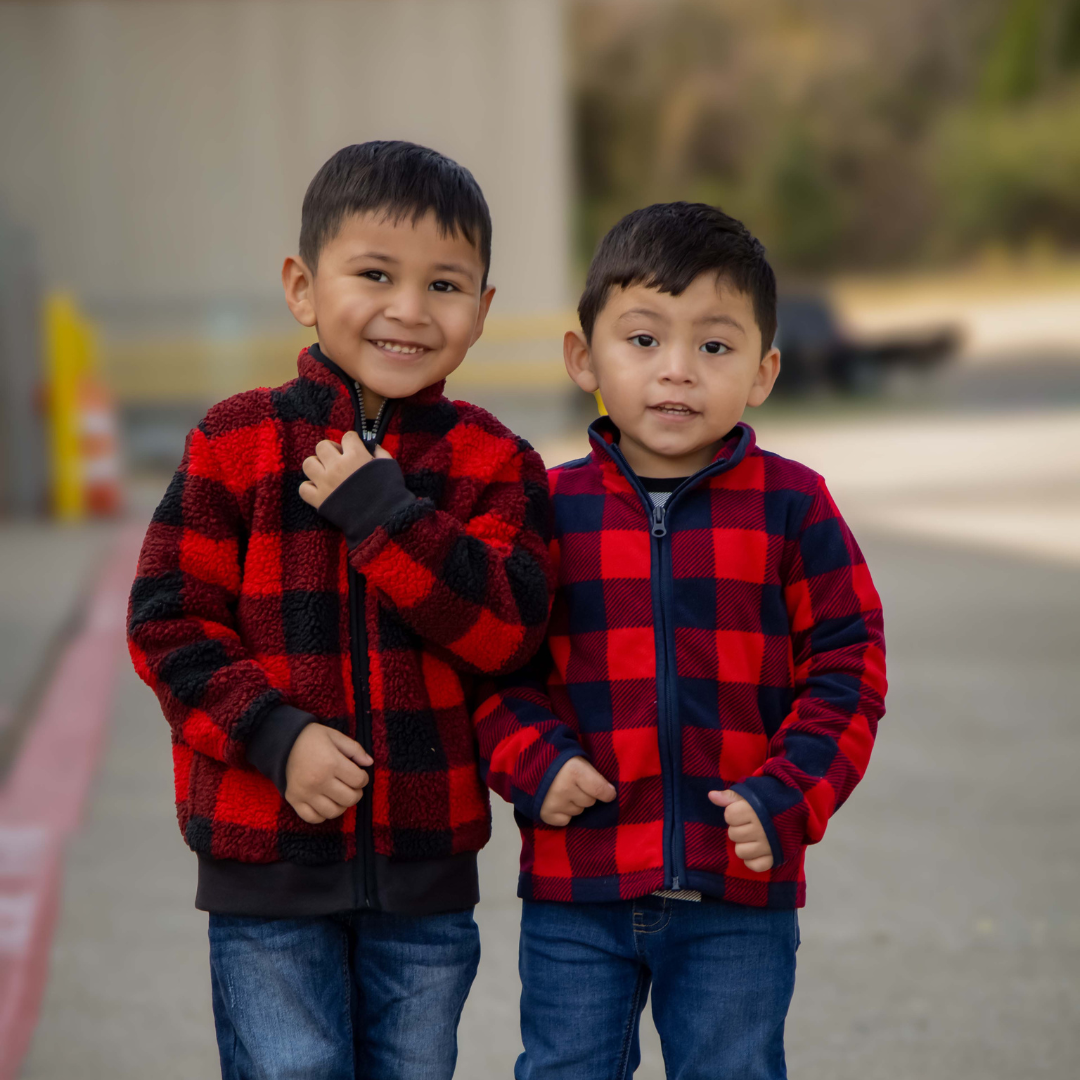 Two twin boys in foster care