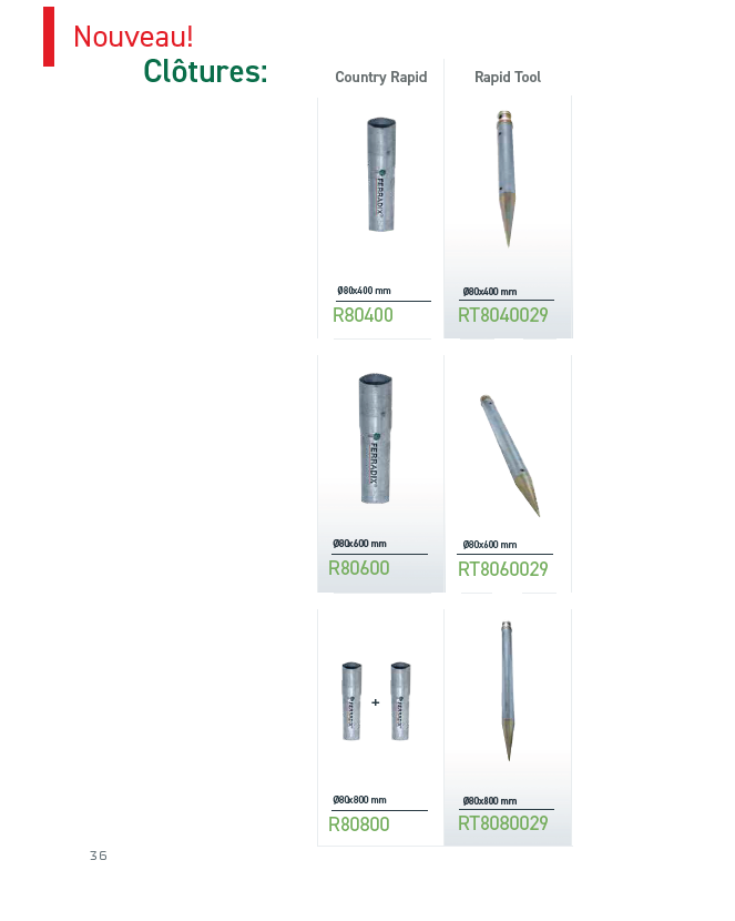catalogue de produit ferradix