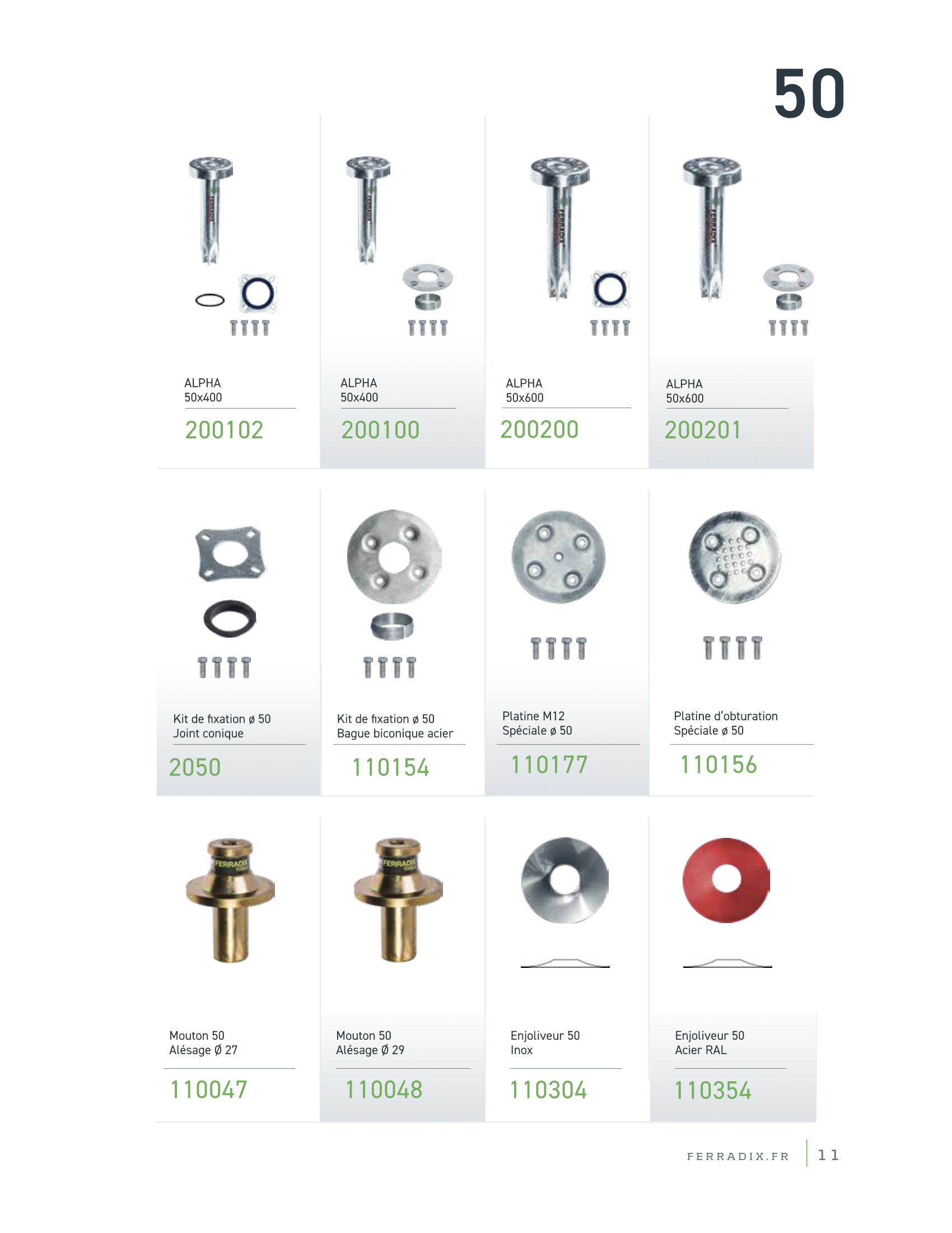 catalogue de produit ferradix