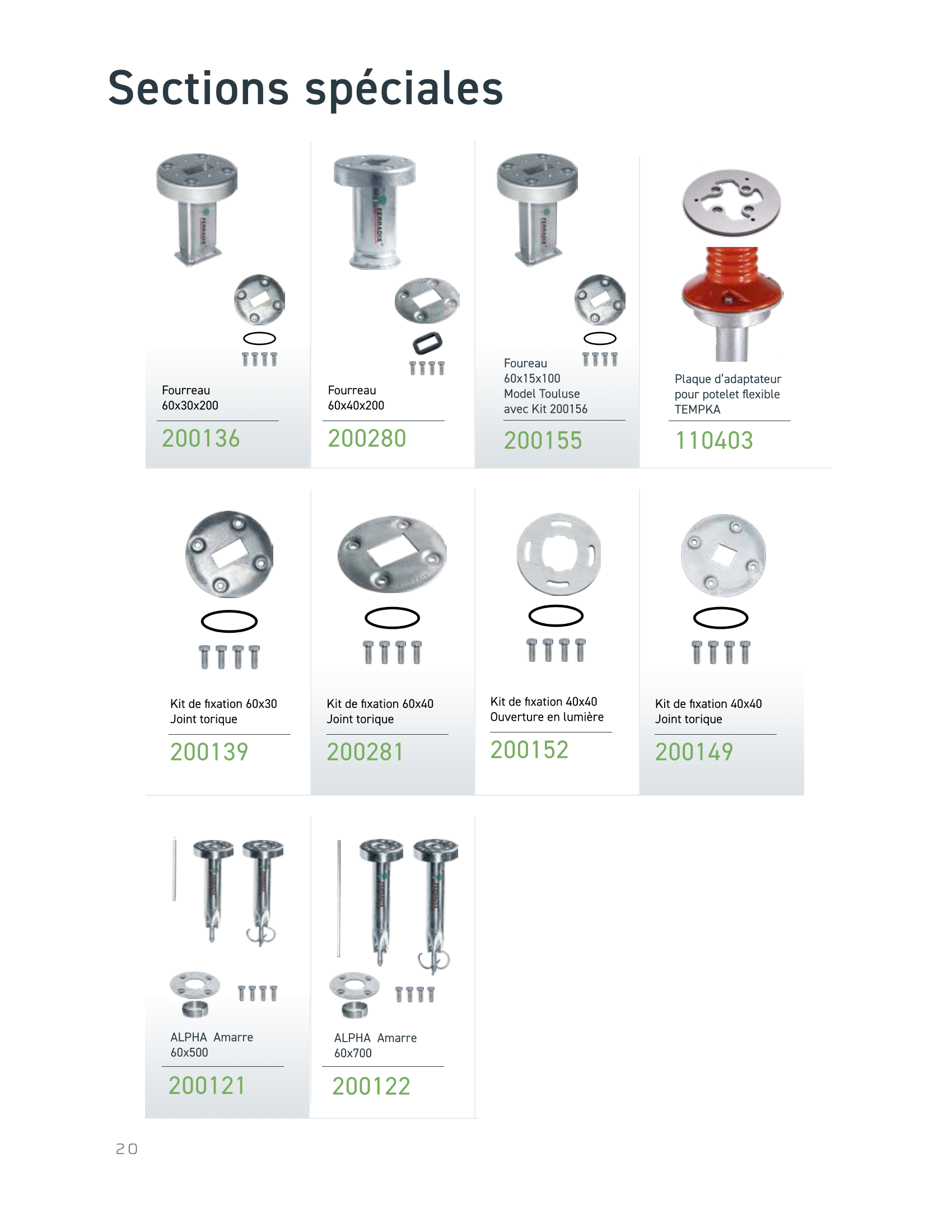 catalogue de produit ferradix