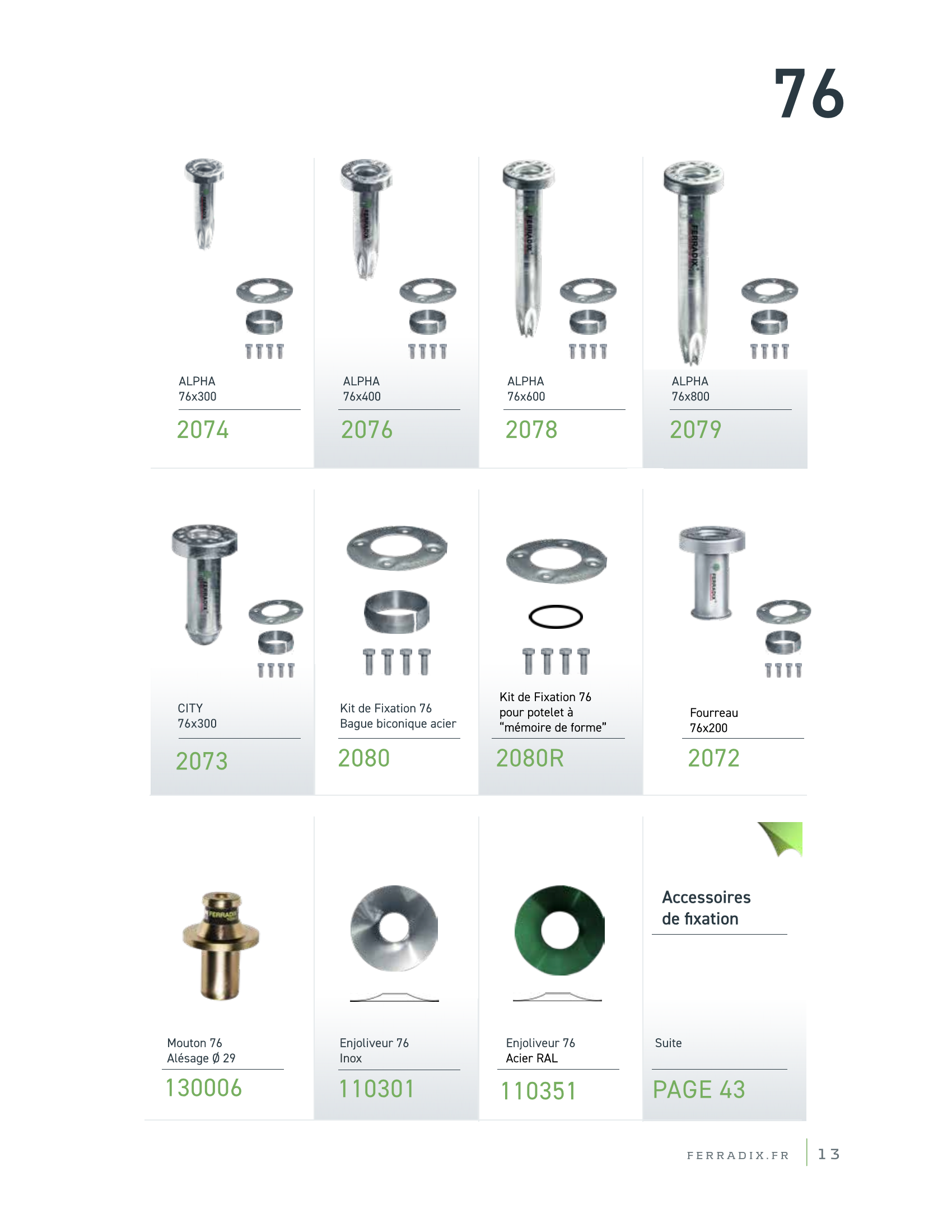 catalogue de produit ferradix