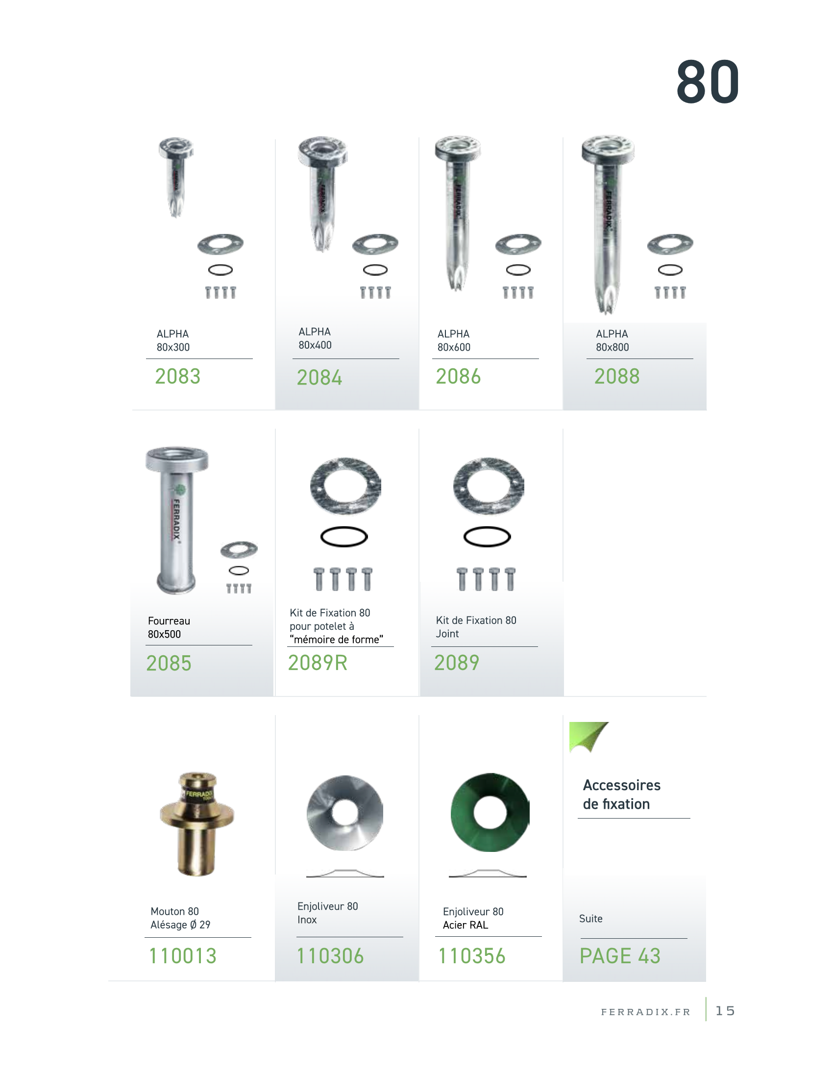 catalogue de produit ferradix