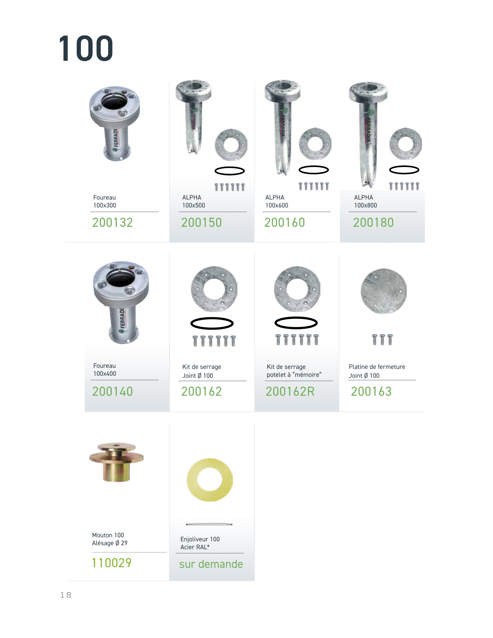 catalogue de produit ferradix