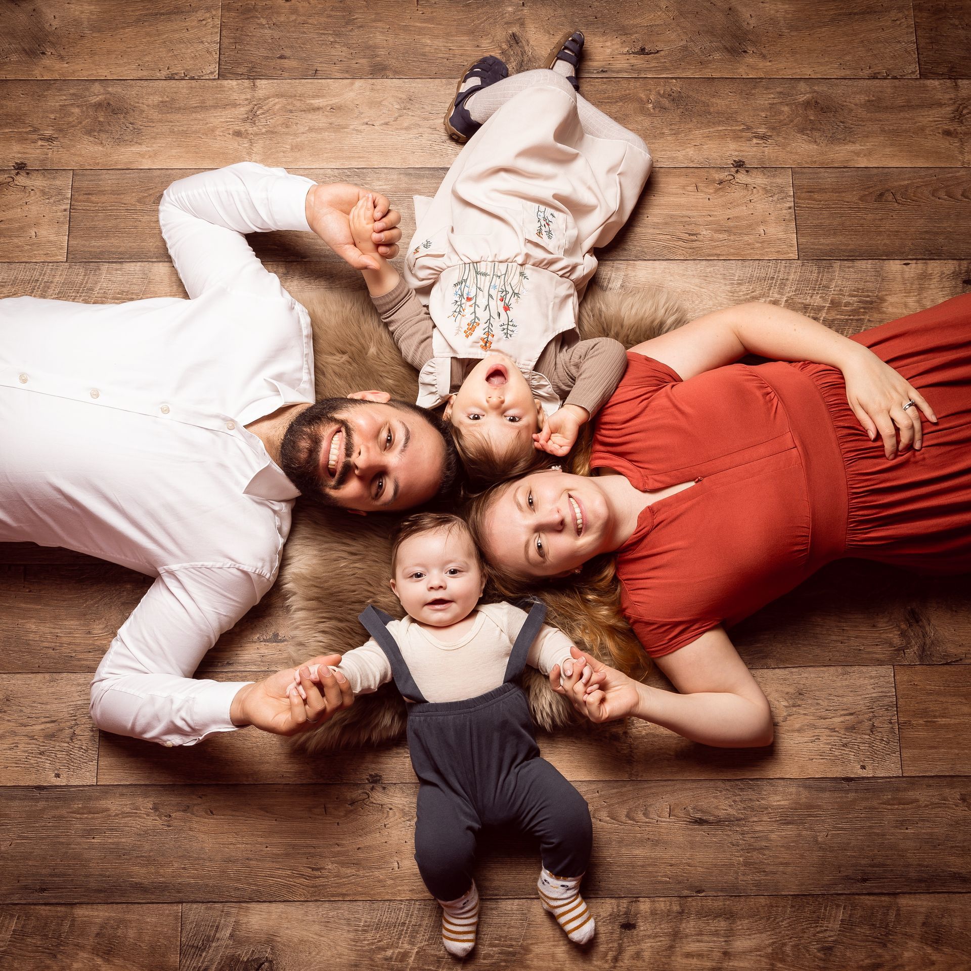 Familienfotos im Fotostudio Photo Side Esslingen